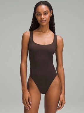 Lululemon Wundermost Ultra-Soft Nulu Square-Neck Sleeveless Bodysuit